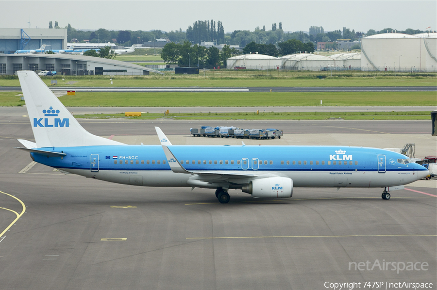 KLM - Royal Dutch Airlines Boeing 737-8K2 (PH-BGC) | Photo 39188