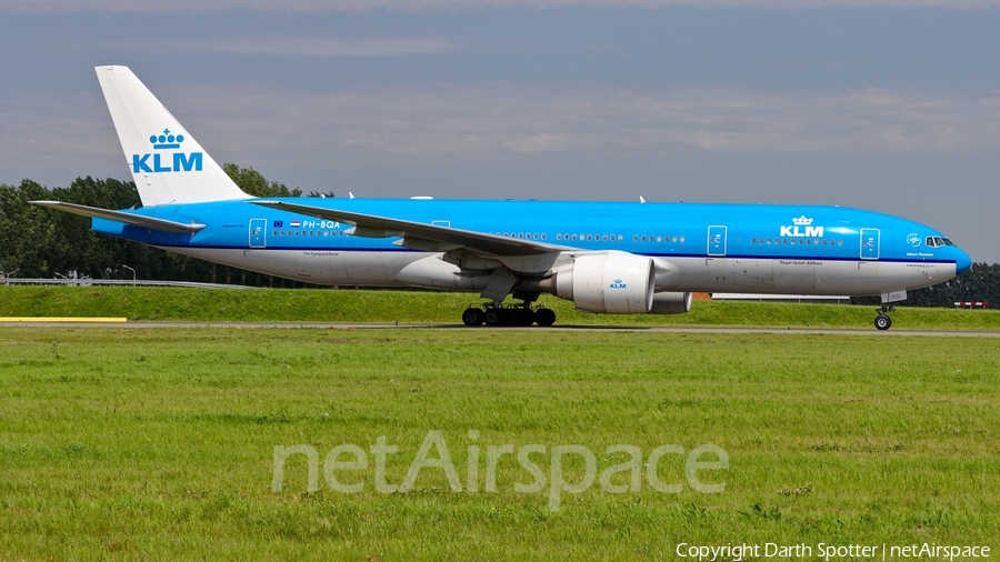 KLM - Royal Dutch Airlines Boeing 777-206(ER) (PH-BQA) | Photo 237023