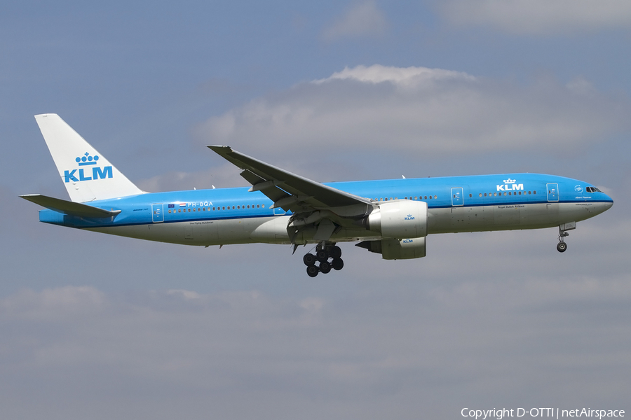 KLM - Royal Dutch Airlines Boeing 777-206(ER) (PH-BQA) | Photo 437760