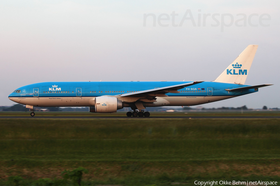 KLM - Royal Dutch Airlines Boeing 777-206(ER) (PH-BQB) | Photo 293569