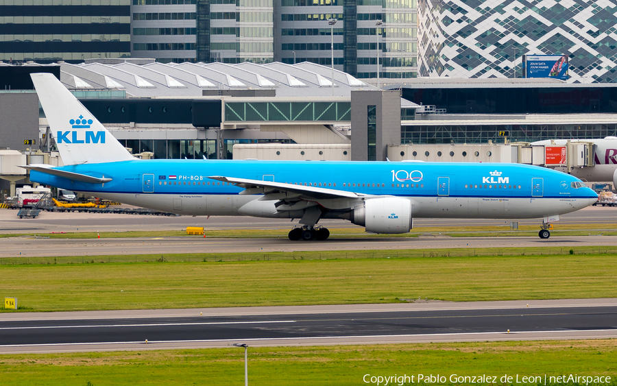 KLM - Royal Dutch Airlines Boeing 777-206(ER) (PH-BQB) | Photo 350277
