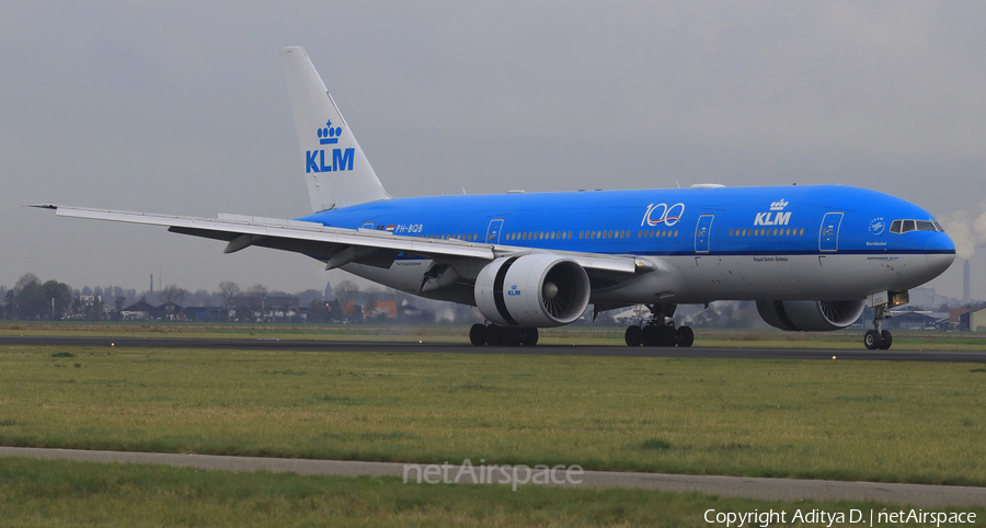 KLM - Royal Dutch Airlines Boeing 777-206(ER) (PH-BQB) | Photo 359507