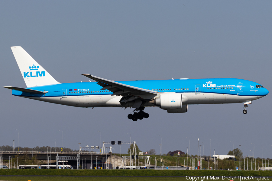 KLM - Royal Dutch Airlines Boeing 777-206(ER) (PH-BQB) | Photo 506487