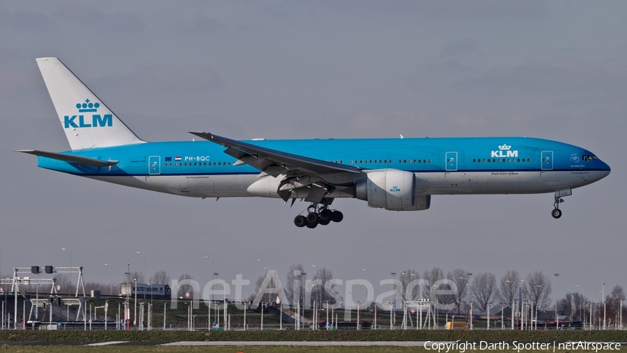 KLM - Royal Dutch Airlines Boeing 777-206(ER) (PH-BQC) | Photo 234381