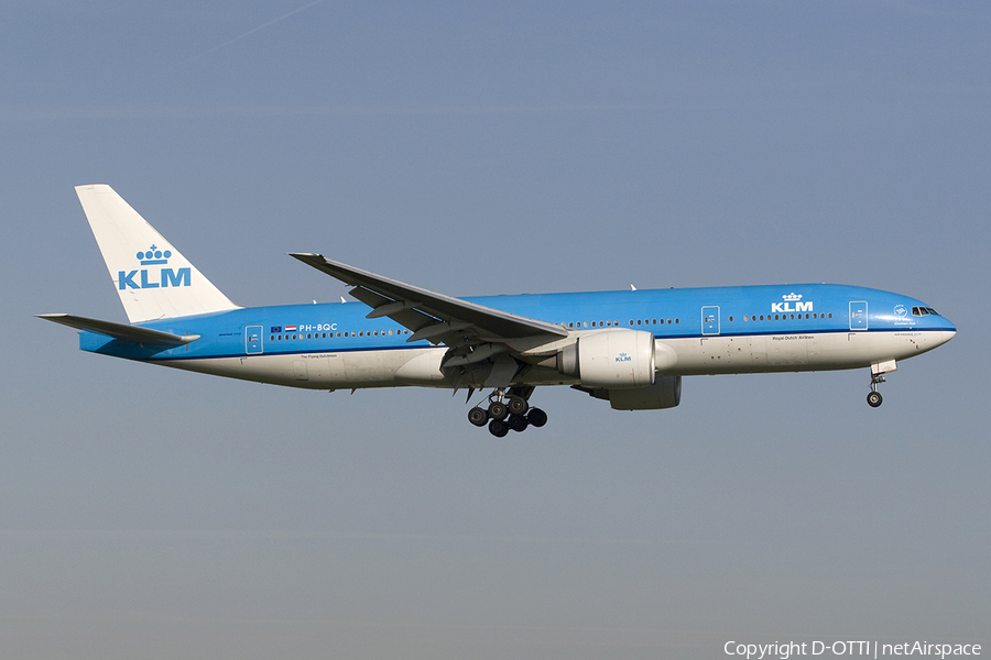 KLM - Royal Dutch Airlines Boeing 777-206(ER) (PH-BQC) | Photo 277883