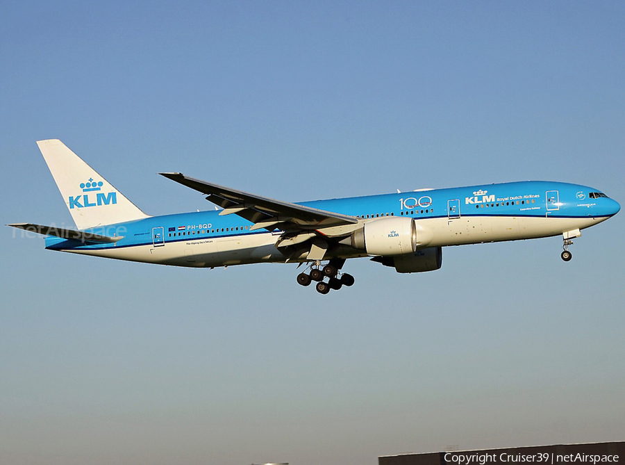 KLM - Royal Dutch Airlines Boeing 777-206(ER) (PH-BQD) | Photo 409058