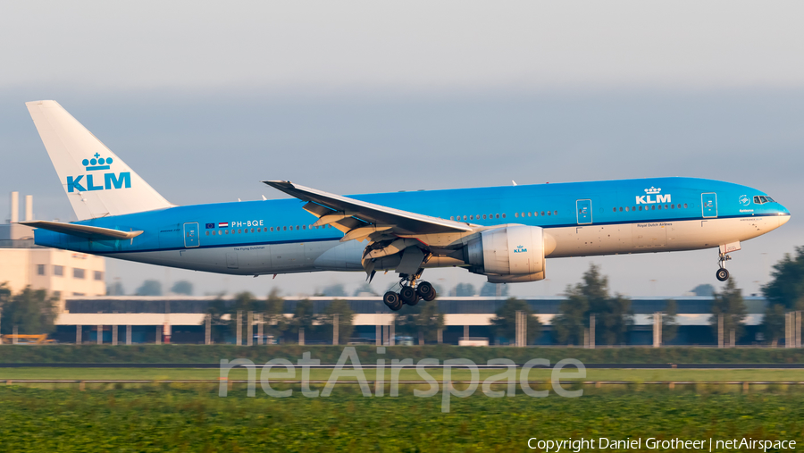 KLM - Royal Dutch Airlines Boeing 777-206(ER) (PH-BQE) | Photo 255673