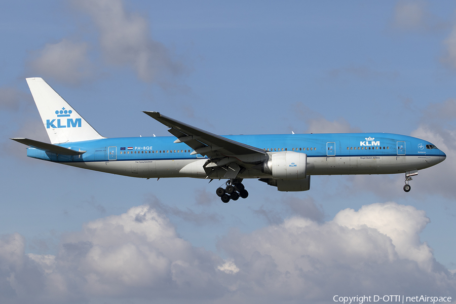 KLM - Royal Dutch Airlines Boeing 777-206(ER) (PH-BQE) | Photo 530039