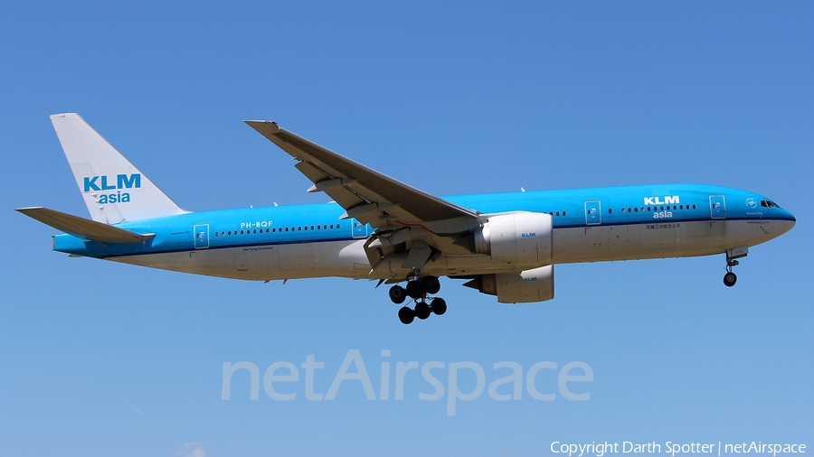 KLM - Royal Dutch Airlines Boeing 777-206(ER) (PH-BQF) | Photo 211314