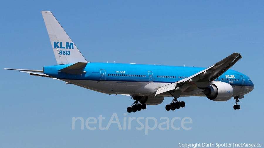 KLM - Royal Dutch Airlines Boeing 777-206(ER) (PH-BQF) | Photo 211315