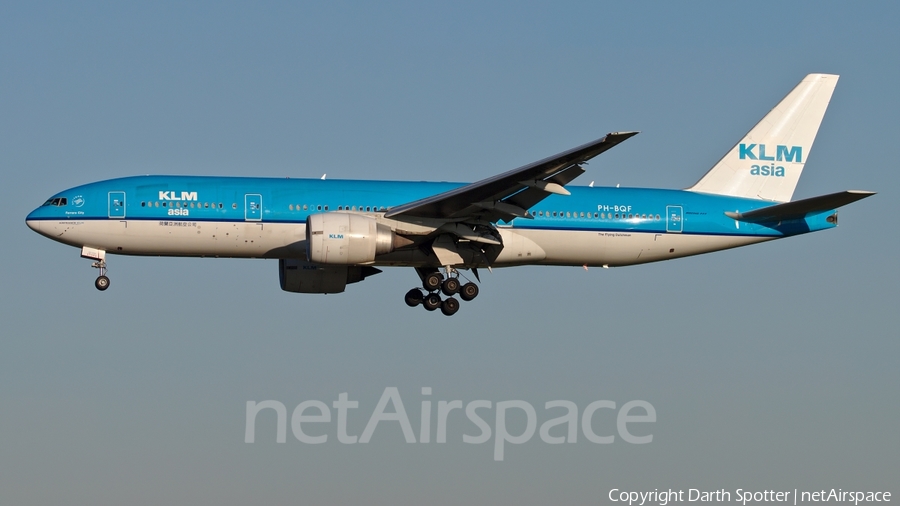 KLM - Royal Dutch Airlines Boeing 777-206(ER) (PH-BQF) | Photo 237024