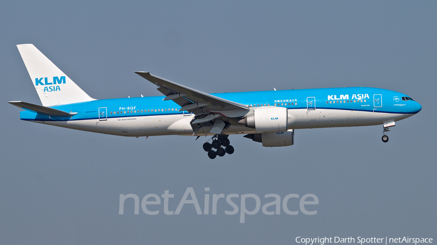 KLM - Royal Dutch Airlines Boeing 777-206(ER) (PH-BQF) | Photo 362313