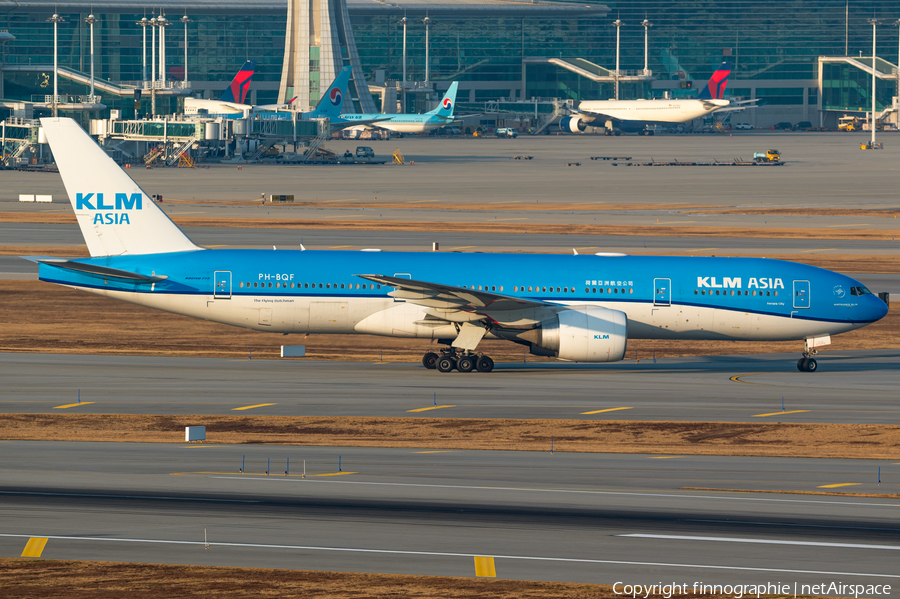 KLM - Royal Dutch Airlines Boeing 777-206(ER) (PH-BQF) | Photo 600540