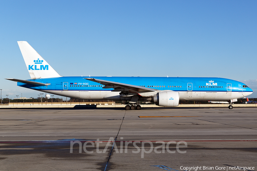 KLM - Royal Dutch Airlines Boeing 777-206(ER) (PH-BQG) | Photo 93322
