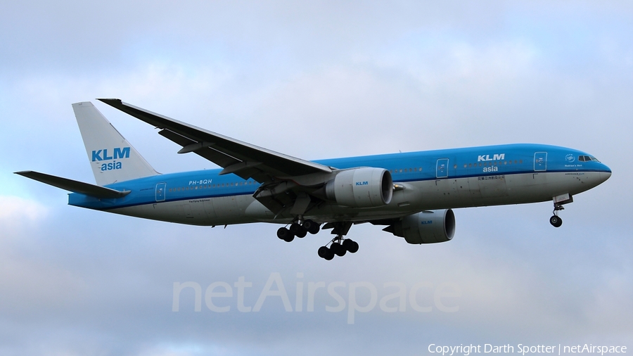 KLM - Royal Dutch Airlines Boeing 777-206(ER) (PH-BQH) | Photo 211319
