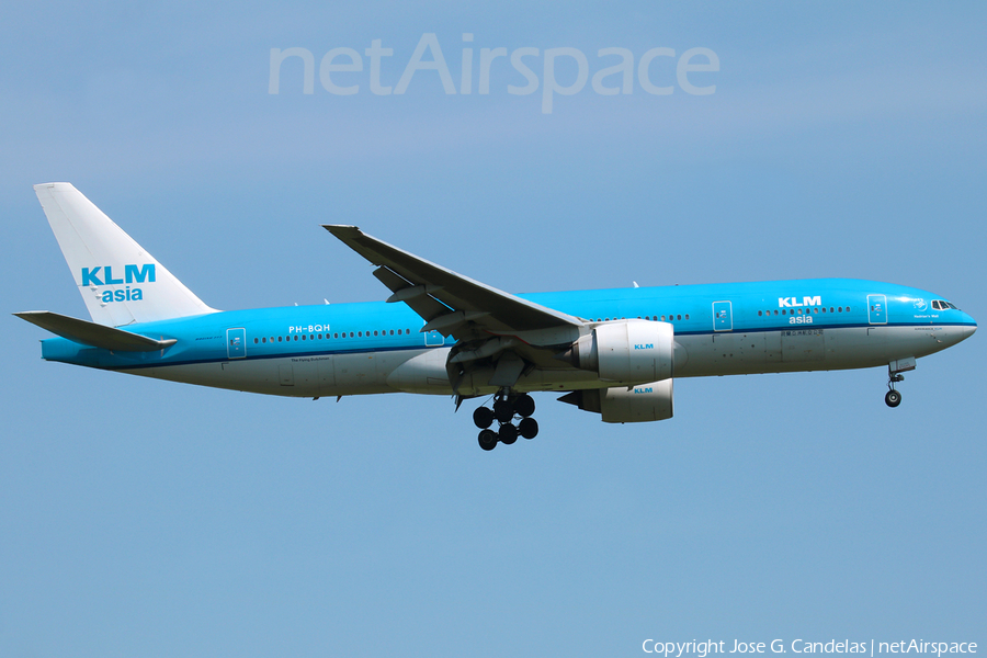 KLM - Royal Dutch Airlines Boeing 777-206(ER) (PH-BQH) | Photo 168855