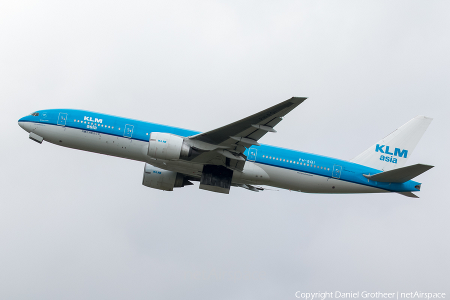 KLM - Royal Dutch Airlines Boeing 777-206(ER) (PH-BQI) | Photo 135996