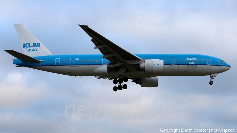 KLM - Royal Dutch Airlines Boeing 777-206(ER) (PH-BQI) | Photo 211320