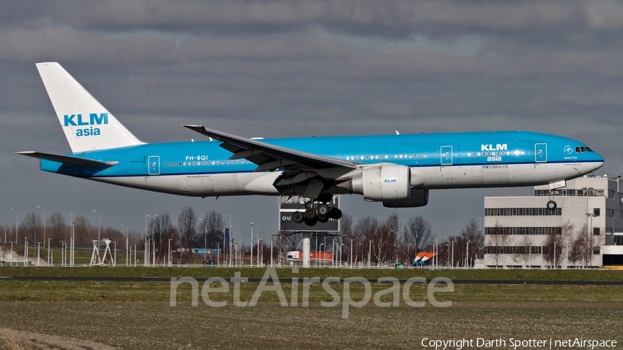 KLM - Royal Dutch Airlines Boeing 777-206(ER) (PH-BQI) | Photo 234386