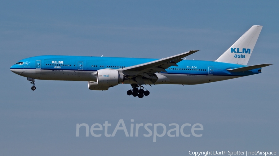 KLM - Royal Dutch Airlines Boeing 777-206(ER) (PH-BQI) | Photo 235548