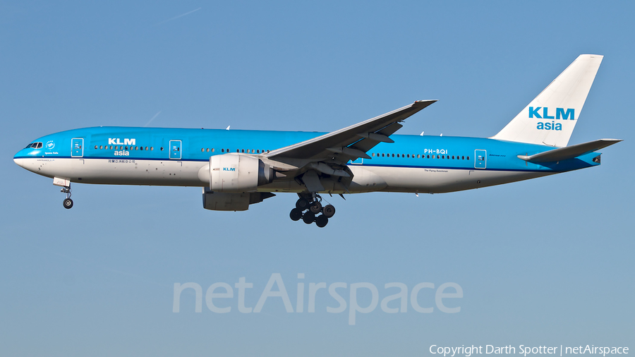 KLM - Royal Dutch Airlines Boeing 777-206(ER) (PH-BQI) | Photo 358667
