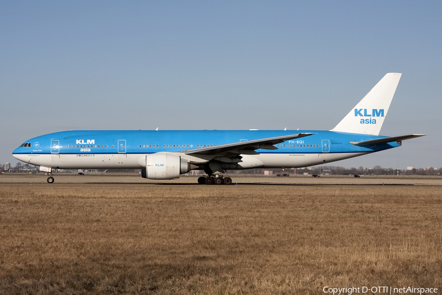 KLM - Royal Dutch Airlines Boeing 777-206(ER) (PH-BQI) | Photo 404812