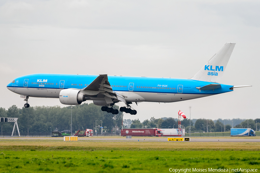 KLM - Royal Dutch Airlines Boeing 777-206(ER) (PH-BQK) | Photo 115347