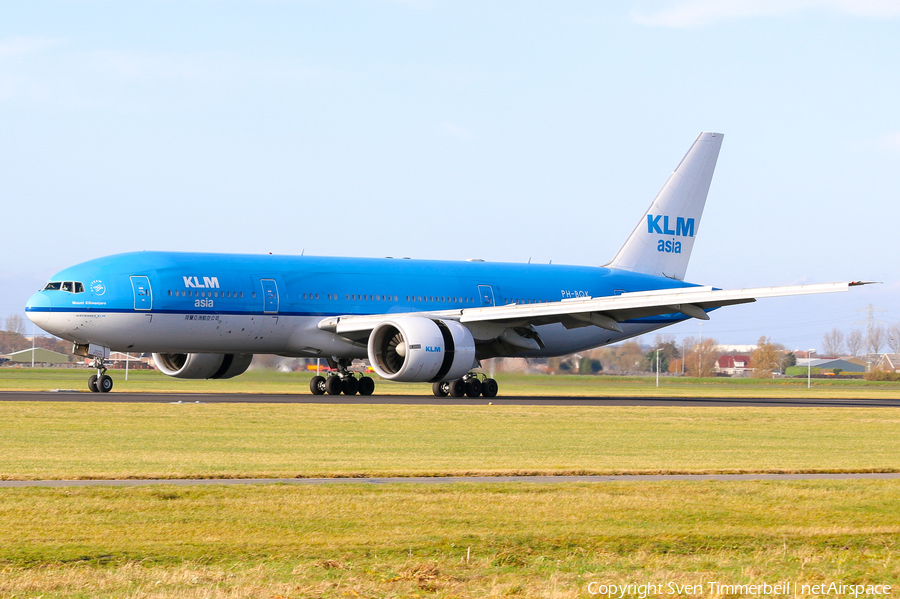 KLM - Royal Dutch Airlines Boeing 777-206(ER) (PH-BQK) | Photo 132023