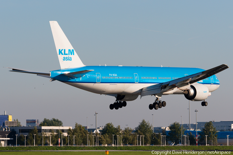 KLM - Royal Dutch Airlines Boeing 777-206(ER) (PH-BQK) | Photo 32799