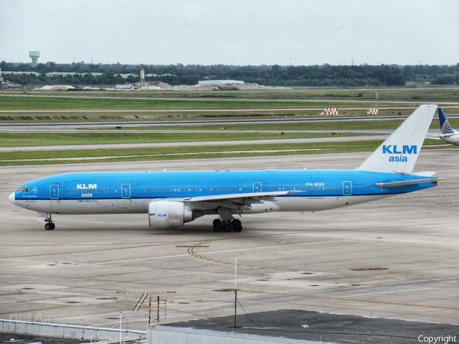 KLM - Royal Dutch Airlines Boeing 777-206(ER) (PH-BQK) | Photo 343227