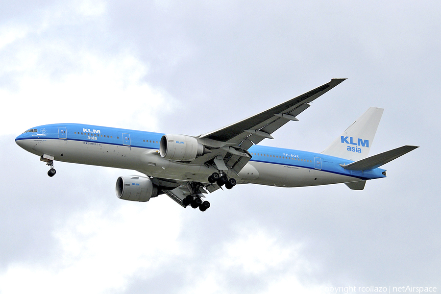 KLM - Royal Dutch Airlines Boeing 777-206(ER) (PH-BQK) | Photo 12599