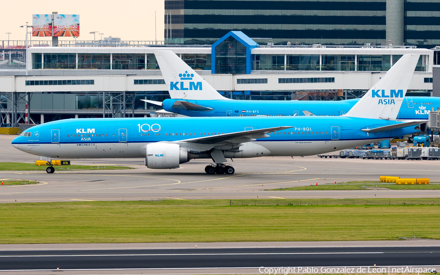 KLM - Royal Dutch Airlines Boeing 777-206(ER) (PH-BQL) | Photo 350292