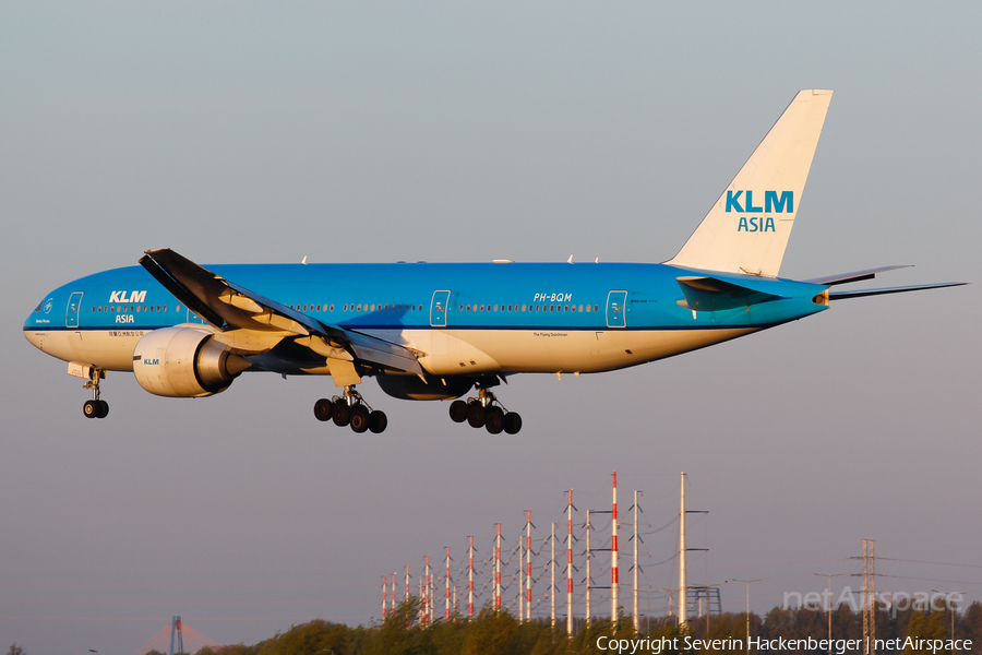 KLM - Royal Dutch Airlines Boeing 777-206(ER) (PH-BQM) | Photo 237706