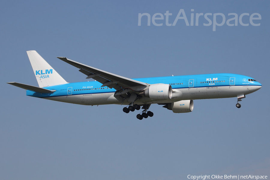 KLM - Royal Dutch Airlines Boeing 777-206(ER) (PH-BQM) | Photo 301204
