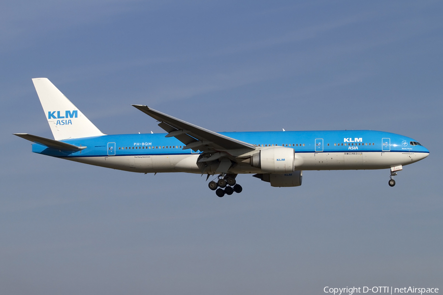 KLM - Royal Dutch Airlines Boeing 777-206(ER) (PH-BQM) | Photo 404375