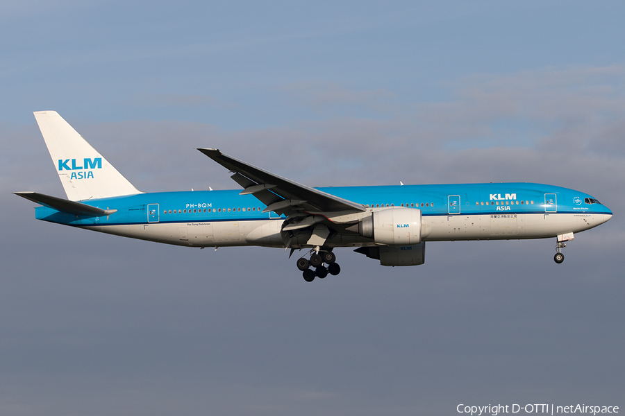 KLM - Royal Dutch Airlines Boeing 777-206(ER) (PH-BQM) | Photo 529468