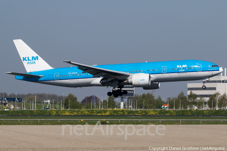 KLM - Royal Dutch Airlines Boeing 777-206(ER) (PH-BQN) | Photo 331455