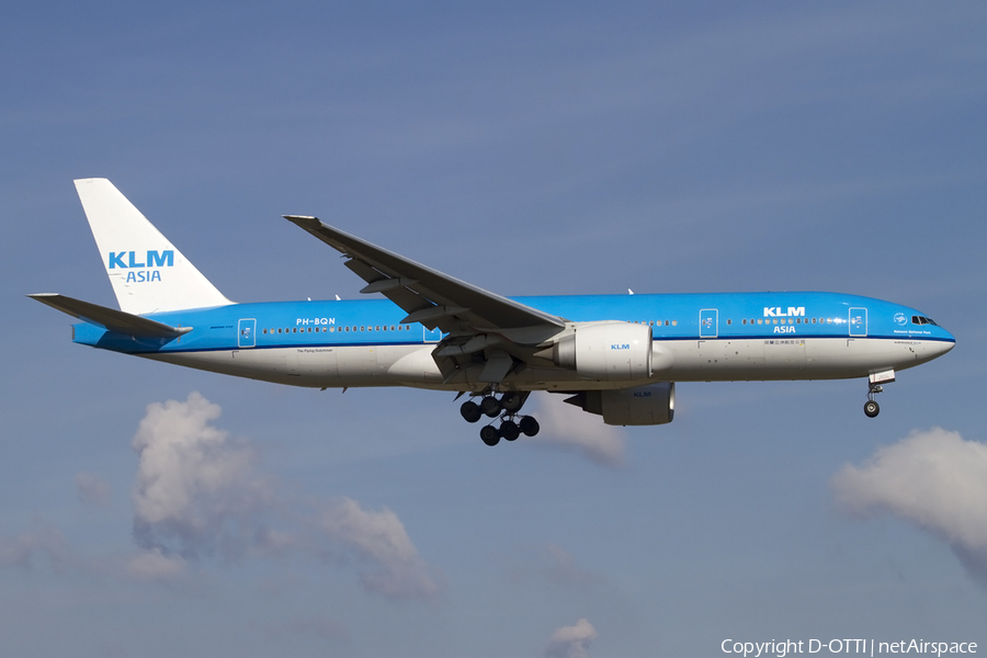 KLM - Royal Dutch Airlines Boeing 777-206(ER) (PH-BQN) | Photo 404392