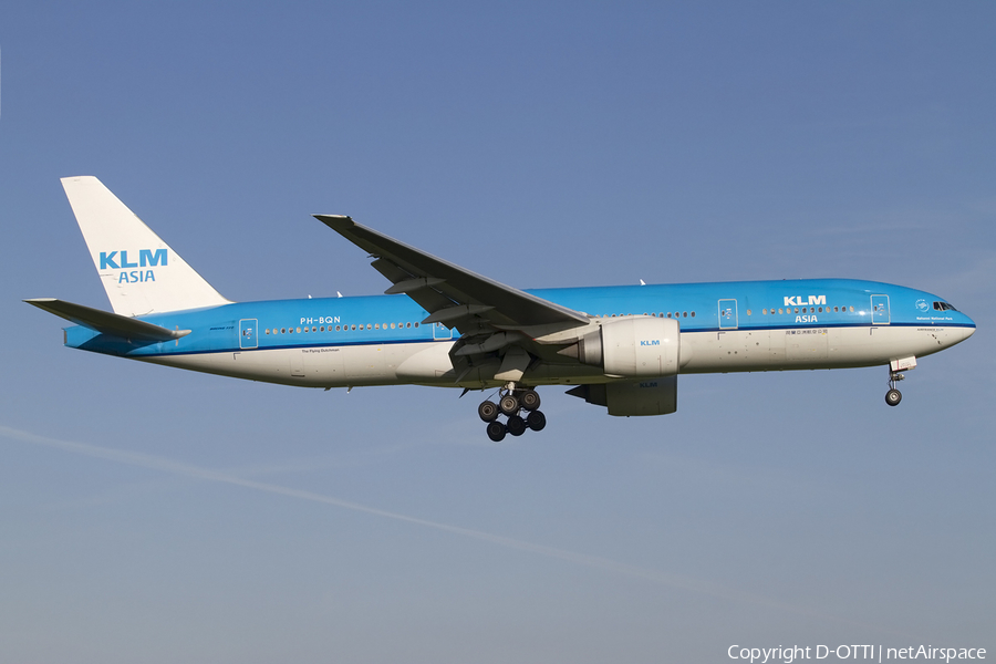 KLM - Royal Dutch Airlines Boeing 777-206(ER) (PH-BQN) | Photo 437668