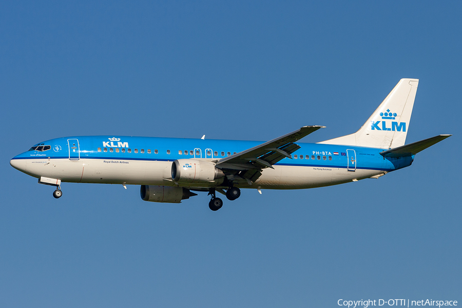 KLM - Royal Dutch Airlines Boeing 737-406 (PH-BTA) | Photo 303176