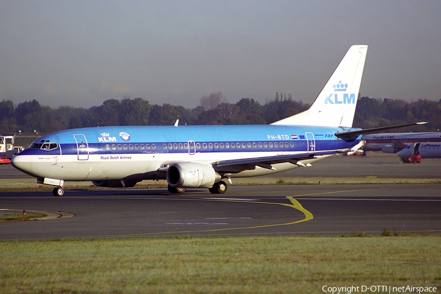 KLM - Royal Dutch Airlines Boeing 737-306 (PH-BTD) | Photo 285885