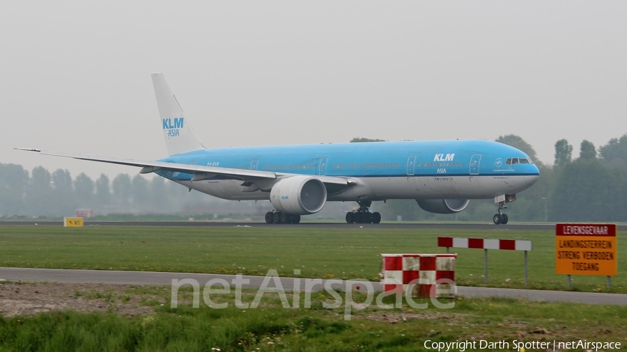 KLM - Royal Dutch Airlines Boeing 777-306(ER) (PH-BVB) | Photo 216552