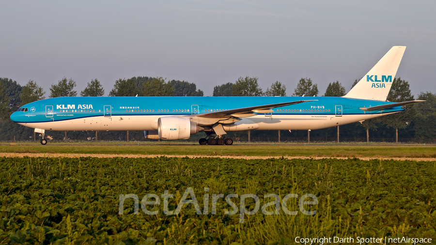 KLM - Royal Dutch Airlines Boeing 777-306(ER) (PH-BVB) | Photo 376148