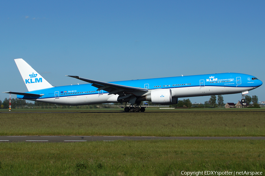 KLM - Royal Dutch Airlines Boeing 777-306(ER) (PH-BVO) | Photo 291539