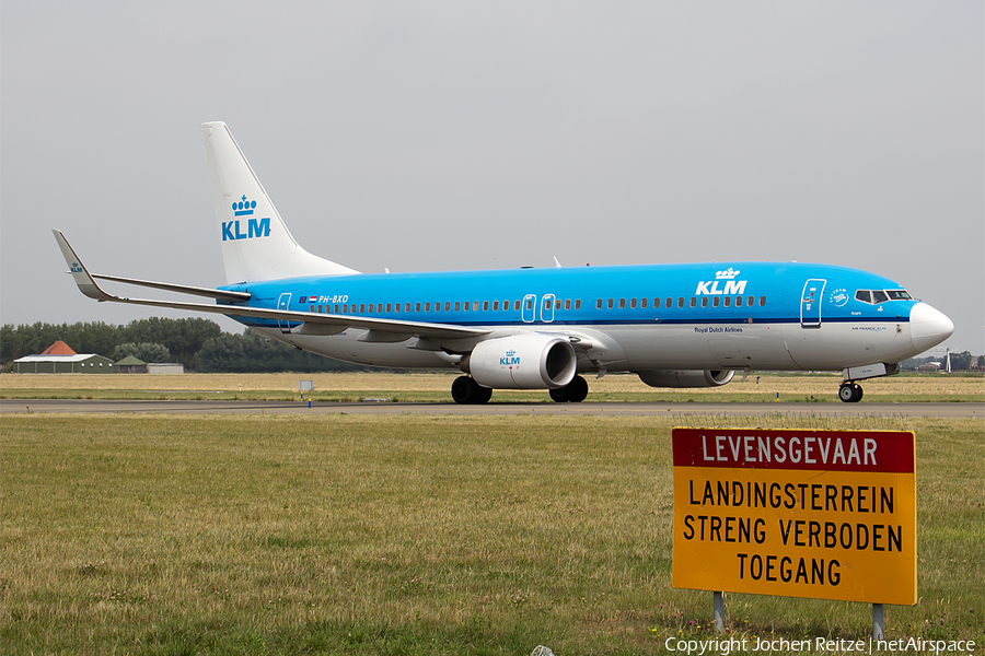 KLM - Royal Dutch Airlines Boeing 737-8K2 (PH-BXD) | Photo 82452