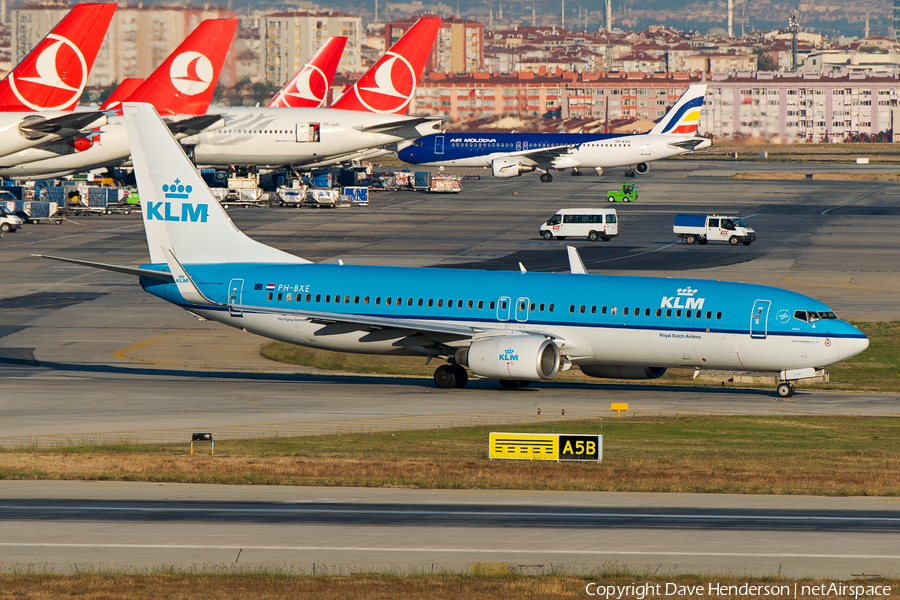 KLM - Royal Dutch Airlines Boeing 737-8K2 (PH-BXE) | Photo 33441