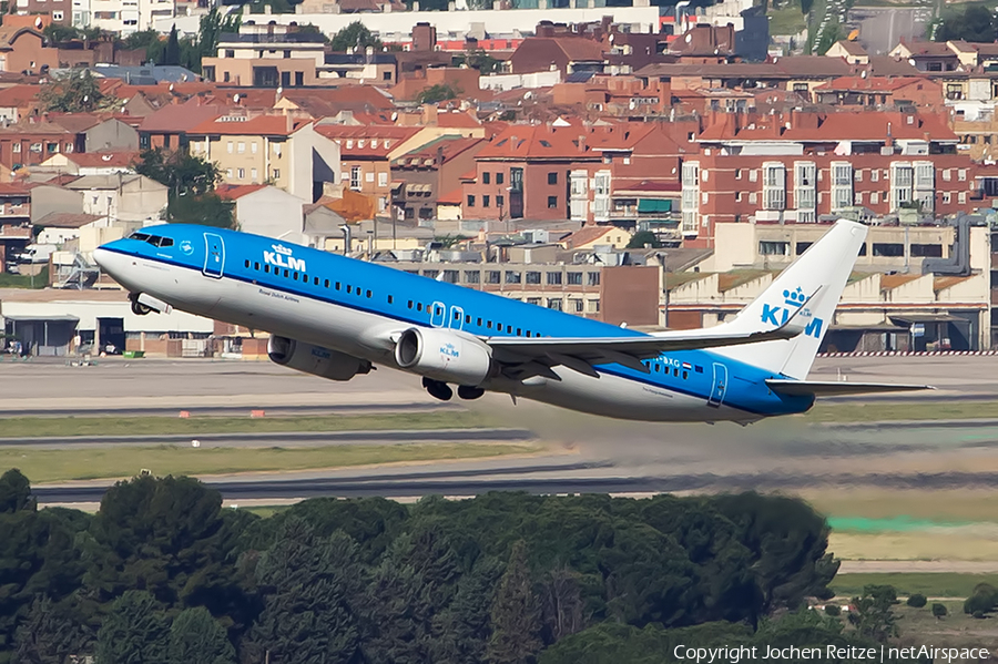 KLM - Royal Dutch Airlines Boeing 737-8K2 (PH-BXG) | Photo 46430