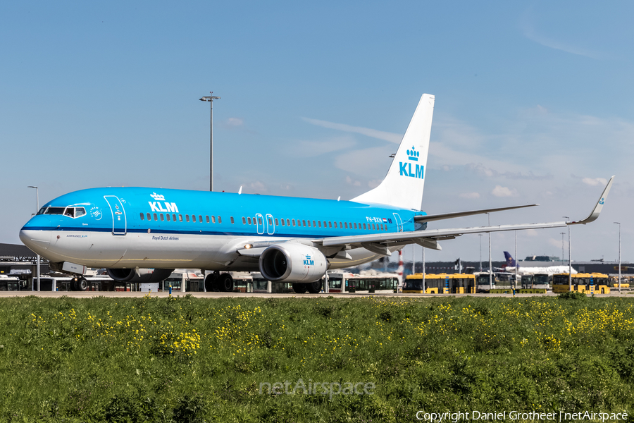 KLM - Royal Dutch Airlines Boeing 737-8K2 (PH-BXH) | Photo 90884