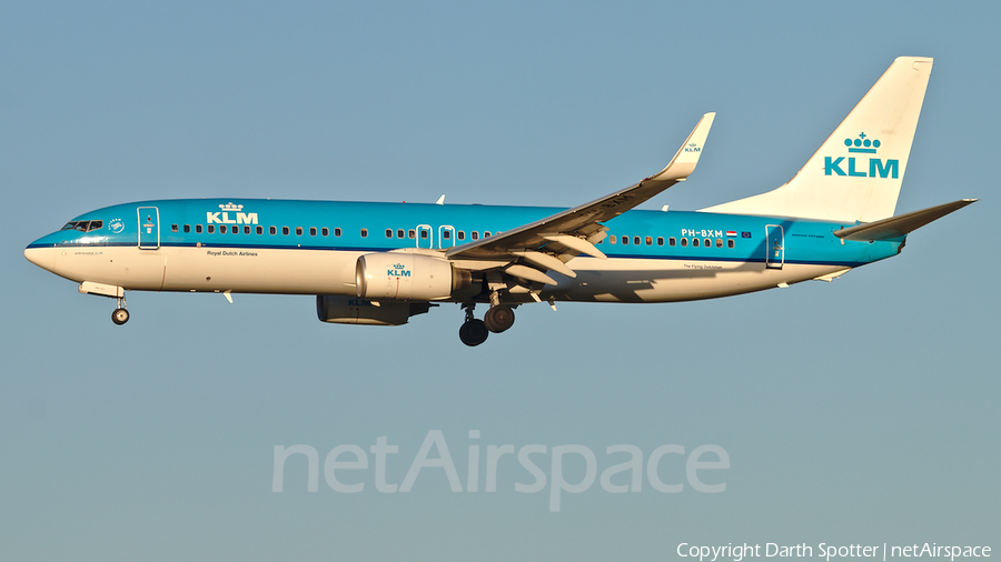 KLM - Royal Dutch Airlines Boeing 737-8K2 (PH-BXM) | Photo 358681