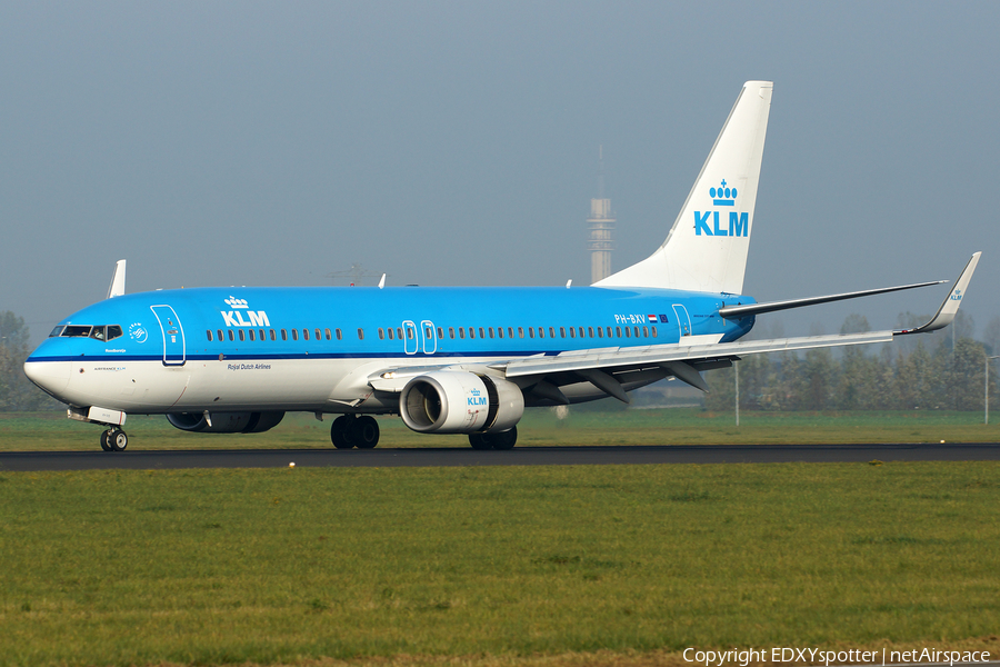 KLM - Royal Dutch Airlines Boeing 737-8K2 (PH-BXV) | Photo 278232